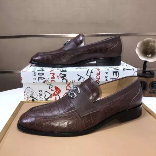 Replica Dolce & Gabbana D&G Leather Shoes For Men #1356073 $98.00 USD for Wholesale