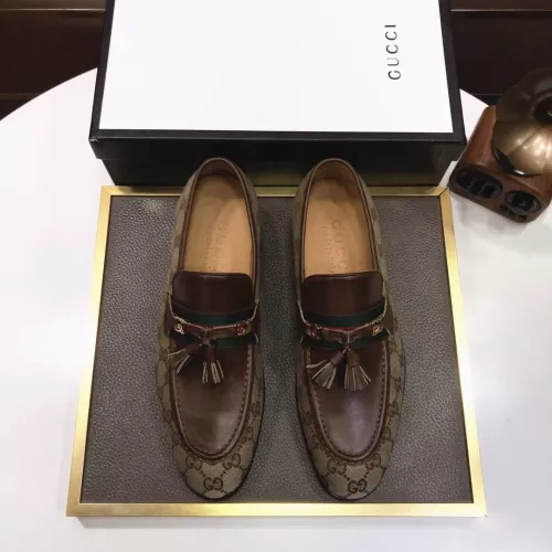 Replica Gucci Oxfords Shoes For Men #1356157 $96.00 USD for Wholesale