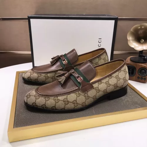 Replica Gucci Oxfords Shoes For Men #1356157 $96.00 USD for Wholesale