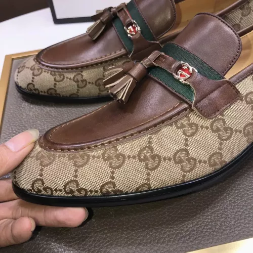 Replica Gucci Oxfords Shoes For Men #1356157 $96.00 USD for Wholesale