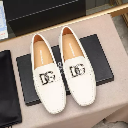 Replica Dolce & Gabbana D&G Leather Shoes For Men #1356194 $80.00 USD for Wholesale