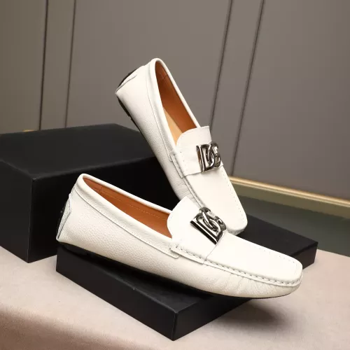 Replica Dolce & Gabbana D&G Leather Shoes For Men #1356194 $80.00 USD for Wholesale
