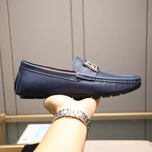 Replica Dolce & Gabbana D&G Leather Shoes For Men #1356195 $80.00 USD for Wholesale