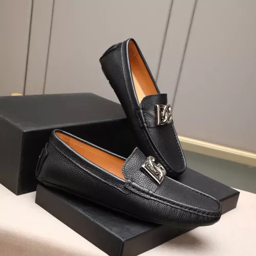 Replica Dolce & Gabbana D&G Leather Shoes For Men #1356196 $80.00 USD for Wholesale