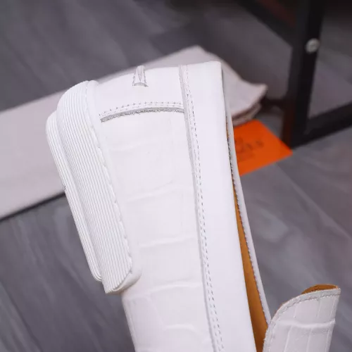 Replica Hermes Leather Shoes For Men #1356265 $98.00 USD for Wholesale