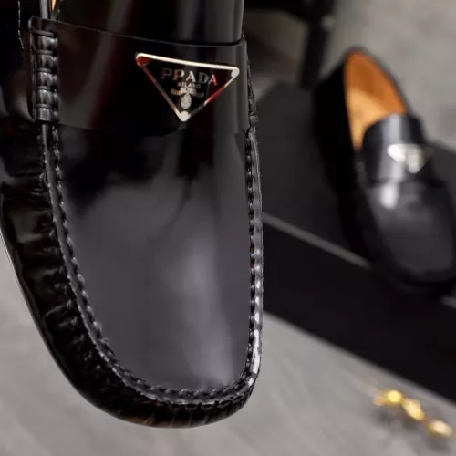 Replica Prada Leather Shoes For Men #1356274 $80.00 USD for Wholesale
