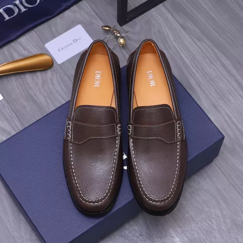 Replica Christian Dior Leather Shoes For Men #1356278 $105.00 USD for Wholesale