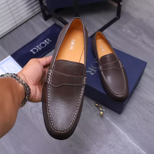 Replica Christian Dior Leather Shoes For Men #1356278 $105.00 USD for Wholesale