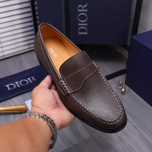 Replica Christian Dior Leather Shoes For Men #1356278 $105.00 USD for Wholesale