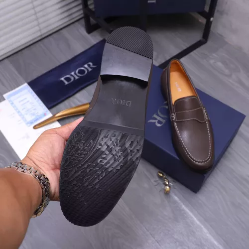 Replica Christian Dior Leather Shoes For Men #1356278 $105.00 USD for Wholesale