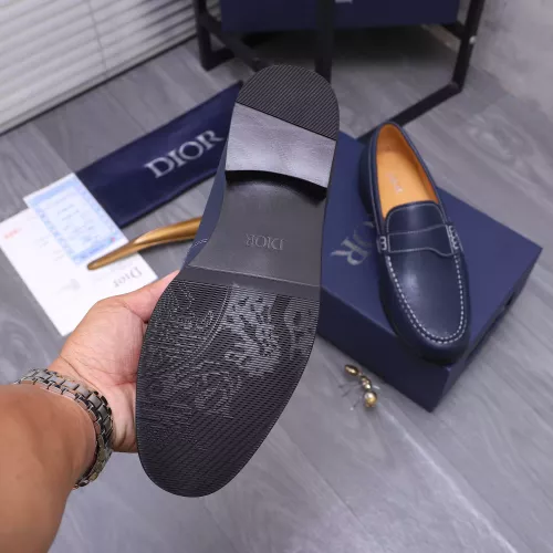 Replica Christian Dior Leather Shoes For Men #1356279 $105.00 USD for Wholesale