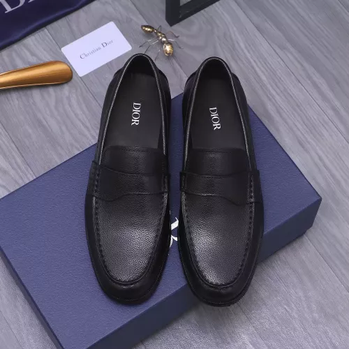 Replica Christian Dior Leather Shoes For Men #1356287 $105.00 USD for Wholesale