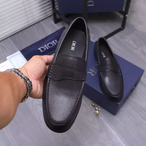 Replica Christian Dior Leather Shoes For Men #1356287 $105.00 USD for Wholesale