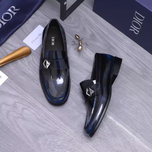 Replica Christian Dior Leather Shoes For Men #1356289 $105.00 USD for Wholesale