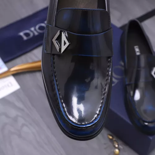Replica Christian Dior Leather Shoes For Men #1356289 $105.00 USD for Wholesale