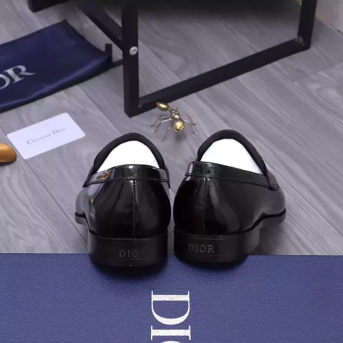 Replica Christian Dior Leather Shoes For Men #1356292 $105.00 USD for Wholesale