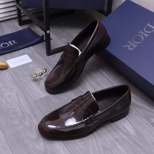 Christian Dior Leather Shoes For Men #1356307 $105.00 USD, Wholesale Replica Christian Dior Leather Shoes