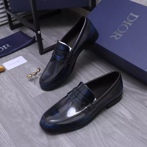 Christian Dior Leather Shoes For Men #1356308 $105.00 USD, Wholesale Replica Christian Dior Leather Shoes