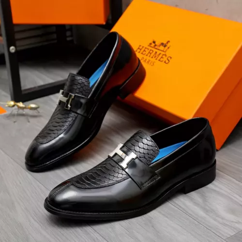Hermes Leather Shoes For Men #1356310 $92.00 USD, Wholesale Replica Hermes Leather Shoes
