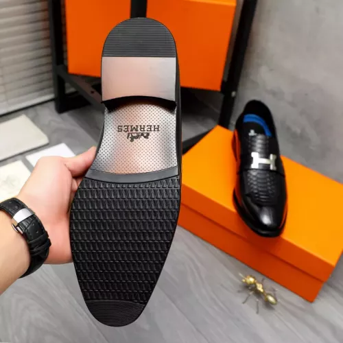 Replica Hermes Leather Shoes For Men #1356310 $92.00 USD for Wholesale