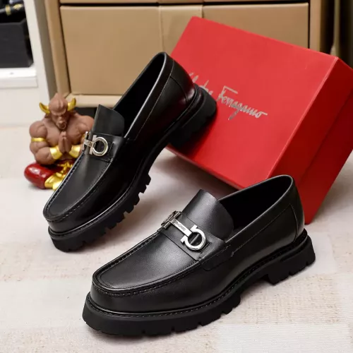 Salvatore Ferragamo Leather Shoes For Men #1356314