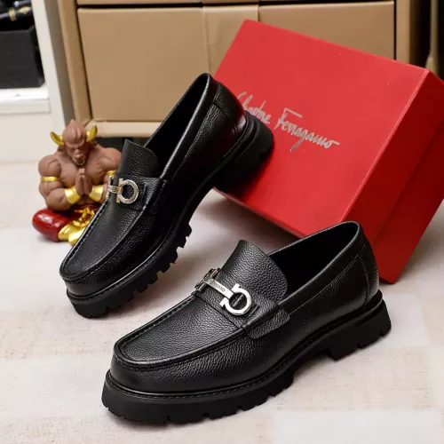 Salvatore Ferragamo Leather Shoes For Men #1356315