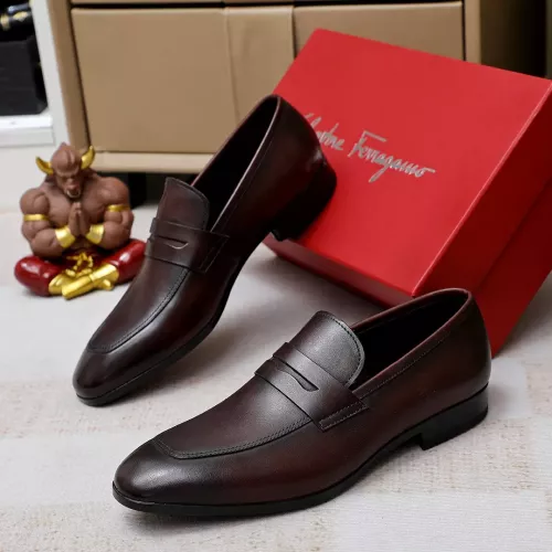 Salvatore Ferragamo Leather Shoes For Men #1356317