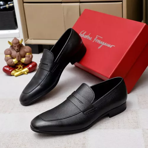 Salvatore Ferragamo Leather Shoes For Men #1356325