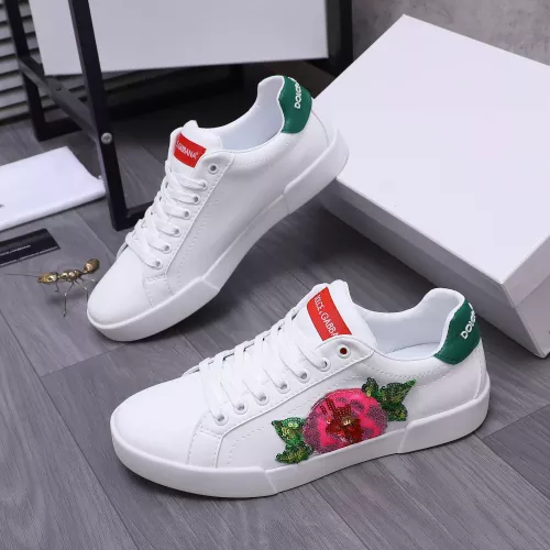 Dolce &amp; Gabbana D&amp;G Casual Shoes For Women #1356483 $85.00 USD, Wholesale Replica Dolce &amp; Gabbana D&amp;G Casual Shoes