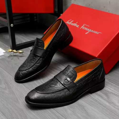Salvatore Ferragamo Leather Shoes For Men #1356488