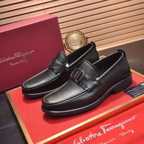 Salvatore Ferragamo Leather Shoes For Men #1356493 $96.00 USD, Wholesale Replica Salvatore Ferragamo Leather Shoes