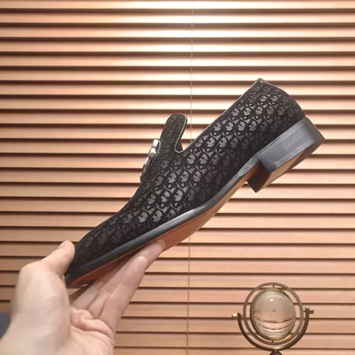 Replica Christian Dior Leather Shoes For Men #1356531 $98.00 USD for Wholesale