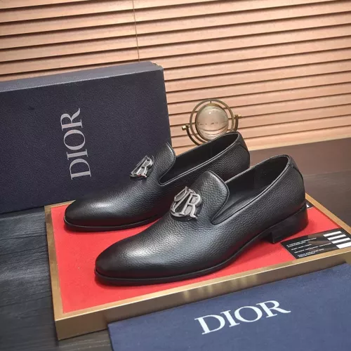 Christian Dior Leather Shoes For Men #1356532 $98.00 USD, Wholesale Replica Christian Dior Leather Shoes