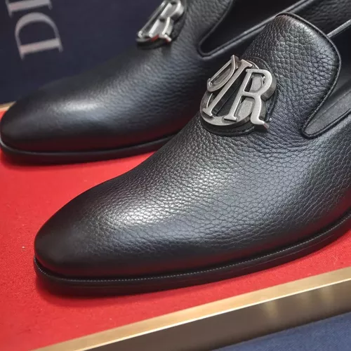 Replica Christian Dior Leather Shoes For Men #1356532 $98.00 USD for Wholesale