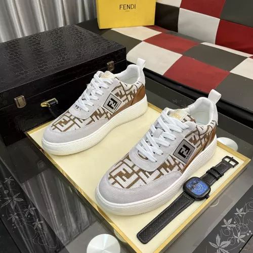 Replica Fendi Casual Shoes For Men #1356551 $80.00 USD for Wholesale