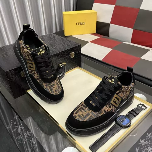 Replica Fendi Casual Shoes For Men #1356557 $80.00 USD for Wholesale