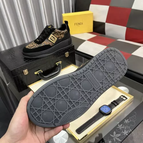 Replica Fendi Casual Shoes For Men #1356557 $80.00 USD for Wholesale