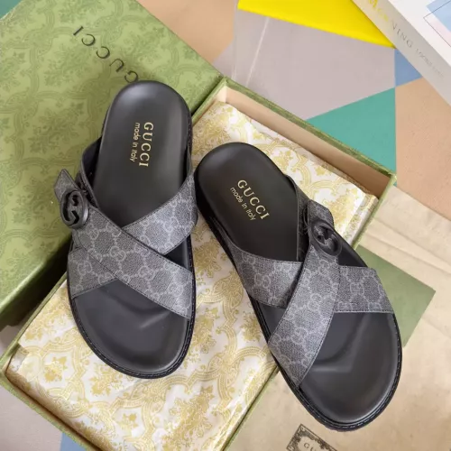 Gucci Slippers For Men #1356670 $60.00 USD, Wholesale Replica Gucci Slippers