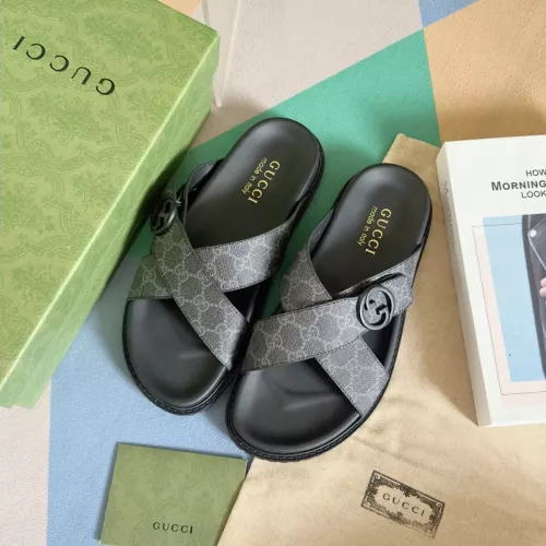 Replica Gucci Slippers For Men #1356670 $60.00 USD for Wholesale