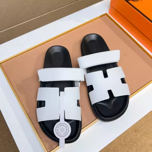 Replica Hermes Slippers For Men #1356871 $56.00 USD for Wholesale