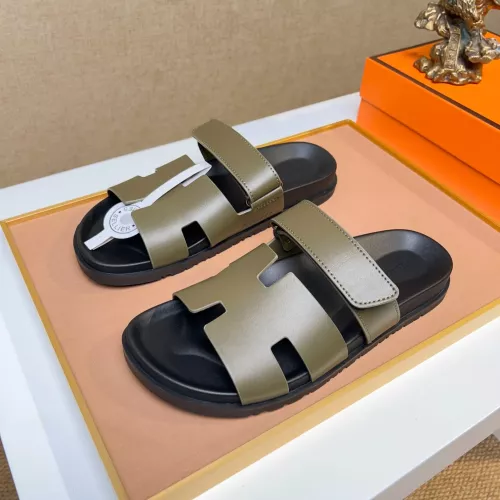 Hermes Slippers For Men #1356873 $56.00 USD, Wholesale Replica Hermes Slippers