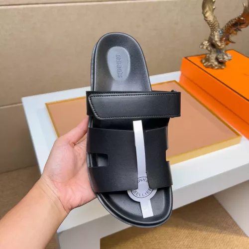 Replica Hermes Slippers For Men #1356877 $56.00 USD for Wholesale