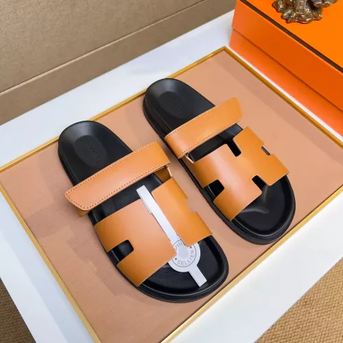 Replica Hermes Slippers For Men #1356879 $56.00 USD for Wholesale