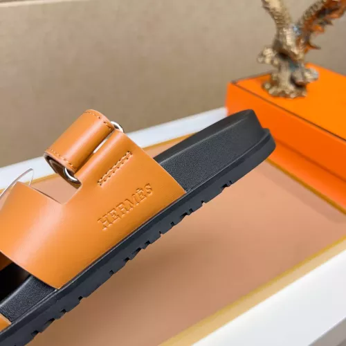 Replica Hermes Slippers For Men #1356879 $56.00 USD for Wholesale