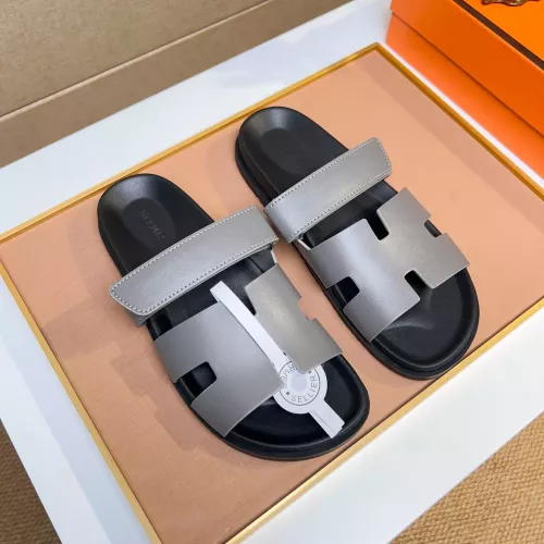 Replica Hermes Slippers For Men #1356881 $56.00 USD for Wholesale
