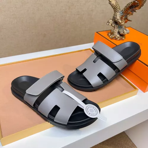 Replica Hermes Slippers For Men #1356881 $56.00 USD for Wholesale