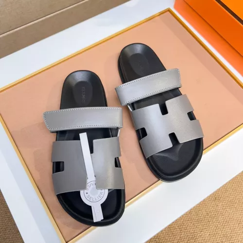 Replica Hermes Slippers For Men #1356881 $56.00 USD for Wholesale