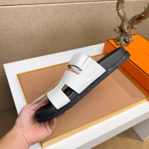 Replica Hermes Slippers For Men #1356883 $56.00 USD for Wholesale