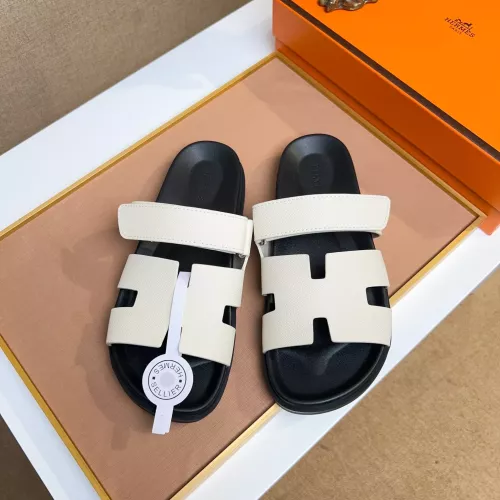 Replica Hermes Slippers For Men #1356885 $56.00 USD for Wholesale