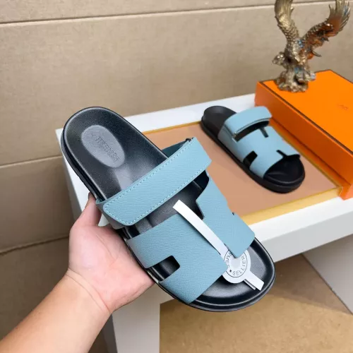 Replica Hermes Slippers For Men #1356889 $56.00 USD for Wholesale